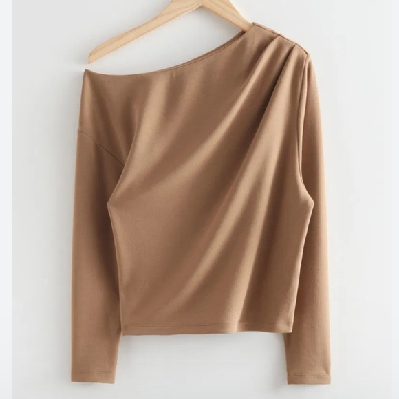 & OTHER STORIES Asymmetric Pleated Top | S - Picture 2 of 7